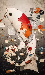 this fish seems to be in the water