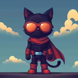 a cat is wearing a pair of glasses