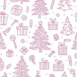 christmas patterns for wrapping gifts and presents