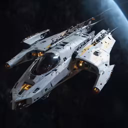 the starcraft is a futuristic ship that can transport objects