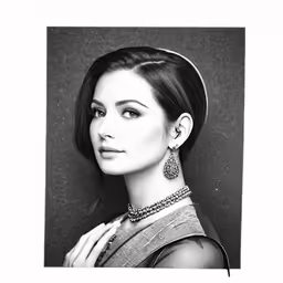 an indian lady poses in the middle of a photo