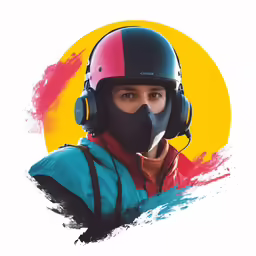 a woman in a helmet and jacket