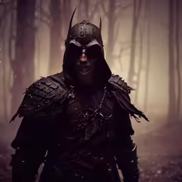 the man is dressed up in heavy clothing