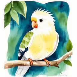 a bird perched on a tree branch in the wild