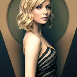 a beautiful blonde wearing a sheer dress posing for a portrait