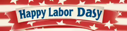 an american flag with the text happy labor day