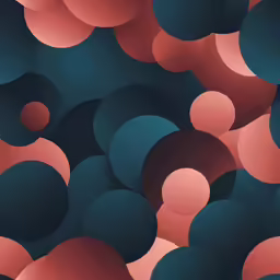 colorful abstract shapes with black background