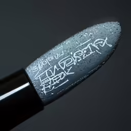 an artistic bullet with some black ink