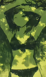 a very large image of some water in a pond