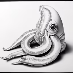 the picture shows an illustration of a giant snake