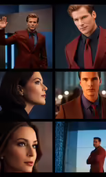 this is a picture of multiple photos of men in suits