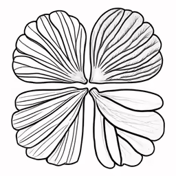 four leaves that appear to have been folded into one