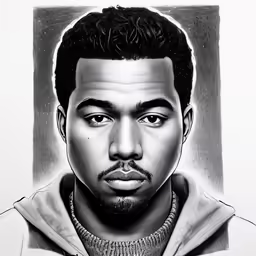 a man in hoodie drawing on a paper