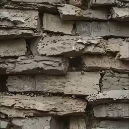 a close up view of clay or concrete