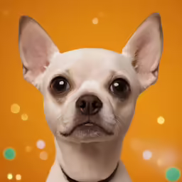 a close up of a dog with a collar