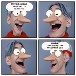 an image of the same person who has funny glasses on