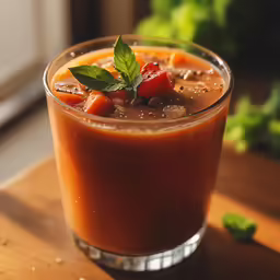 the drink is prepared and ready to be served