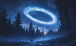 a picture of an opening to an alien moon