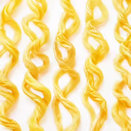 the yellow ribbons are being taken from the table