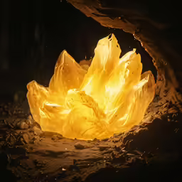 a close up of the light shining through a cave