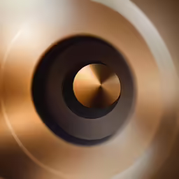 an unusual light reflecting off the metal