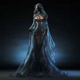 a woman in a gown with long veil,a digital rendering of a woman wearing a bridal gown