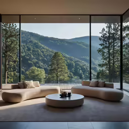 a living room that is very clean and empty