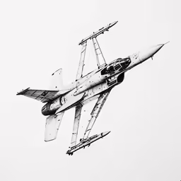 the jet is flying in a large sky