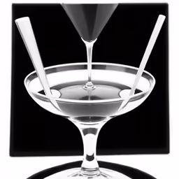 an upside down view of some drinks on a table