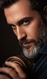 an image of a man with a beard posing for a picture