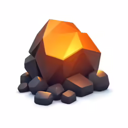 a large rock with some rocks underneath it
