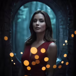 the vampire on a poster with lights coming out