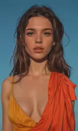 a young woman in a bikini poses for the camera
