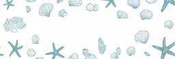 marine creatures drawn on white paper