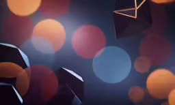 abstract lights make a colorful background for the camera