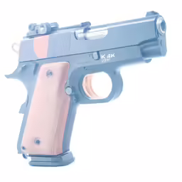 the glocka is a semi - auto - powered handgun