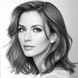 the actress wearing makeup in black and white