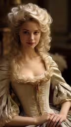 the pretty woman in white is posing for a photo,a woman wearing a long white dress with long hair