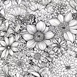 black and white flower print on the cover of a book
