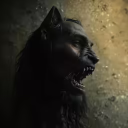 a cat with a very weird look on its face