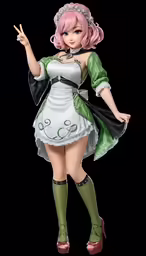 the character in a costume is pointing at something