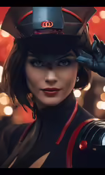 the image is an image of woman in uniform
