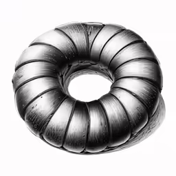 the large black tube has an inner space that is used to hold the top part