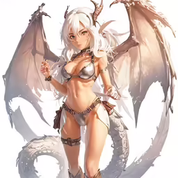 a cartoon rendering of an angel with a dragon like head