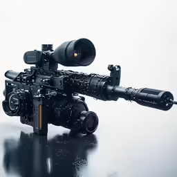 the large video camera is being used for filming