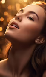 woman with earrings close up photograph