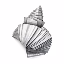 some folded up papers on top of each other