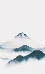 there is a very tall snow covered mountain