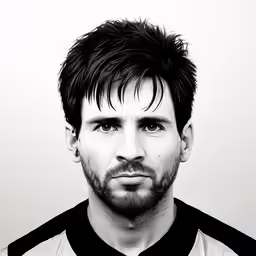 an artistic photograph of the head and shoulders of a man