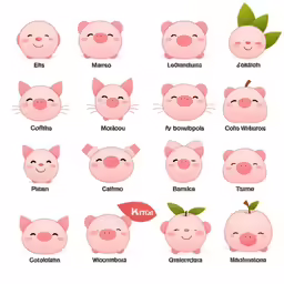 pig face types and their uses for the costume
